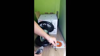 Unboxing steering wheel and pedals by ACME