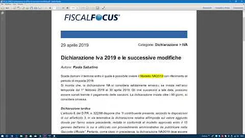Chi deve presentare la dichiarazione Iva 2020?