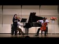 ラヴェルピアノ三重奏曲第2,4楽章 Ravel PianoTrio 2,4mov