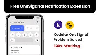Kodular OneSignal Push Notification Extension || Kodular OneSignal Notification Not Received Fixed