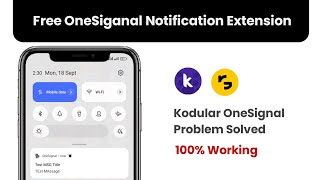 Kodular OneSignal Push Notification Extension || Kodular OneSignal Notification Not Received Fixed Kodular OneSignal Push Notification Extension || Kodular OneSignal Notification Not Received Fixed
