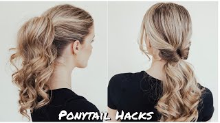 Perfect Ponytail in 60 Seconds! Hacks for the Best Ponytail.