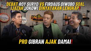 Debat Roy Suryo VS Firdaus Oiwobosoal ijazah Jokowi dinyatakan lengkap❗️Pro Gibran ajak damai❗️