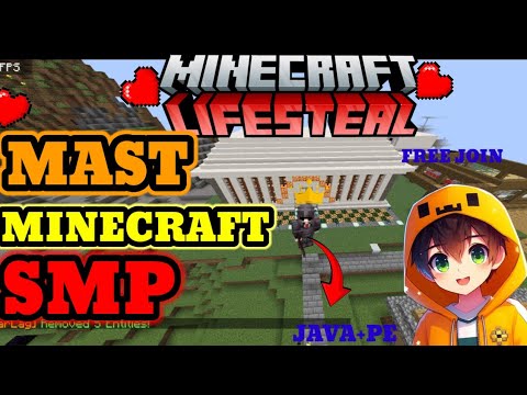 BEST BIG SERVER FOR MINECRAFT LIFESTYLE PUBLIC SMP JAVA+PE 24/7 FREE ...