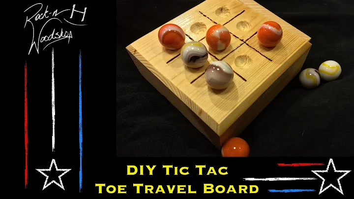 DIY Tic Tac Toe Travel Game