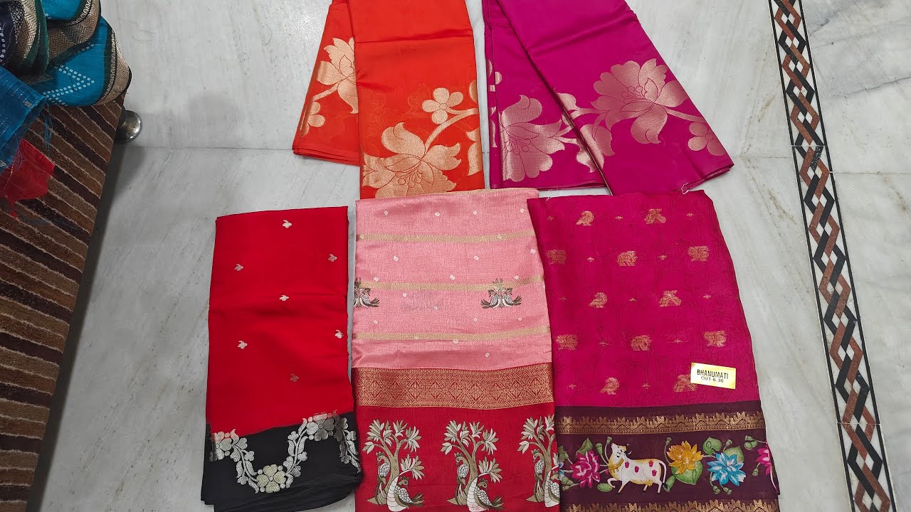 CHANDRIKA'S COLLECTIONS  is live latest collection benaras sarees available