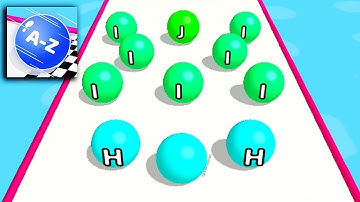 A-Z run 🎱🏧🙎walkthrough all levels gameplay android iOS #7