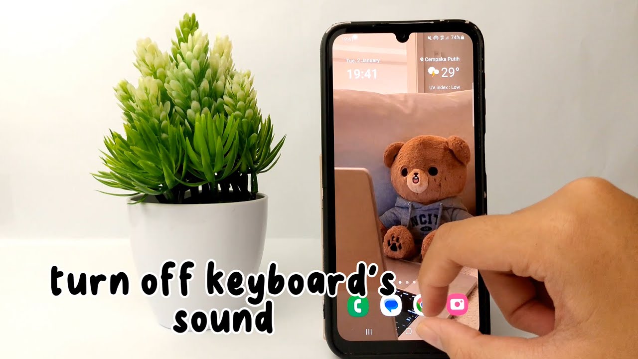 How To Turn Off Keyboard Typing Sound On Samsung Galaxy A25 YouTube