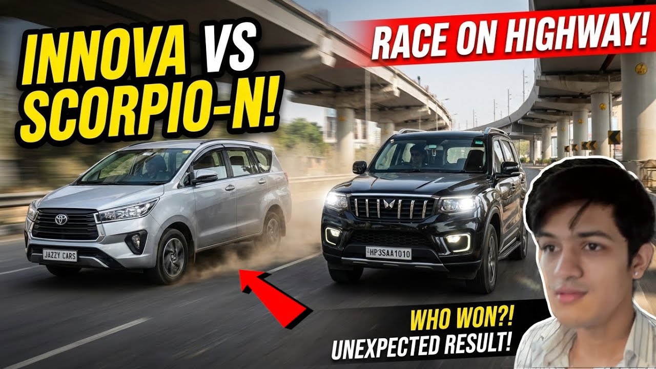 Scorpio N vs Innova Crysta on Highway 😳 | Innova वाले ने Challenge करदिया ! 