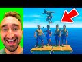 Stranded At SEA With NOOBS In Raft