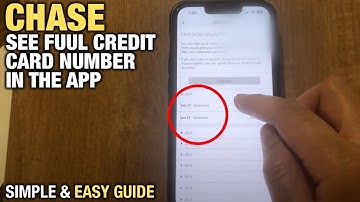 How To See Full Chase Credit Card Number In The App (SIMPLE & Easy Guide!)