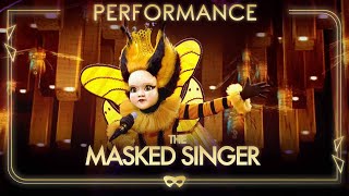 Queen bee performs a cover of sia’s ‘alive’ for the detectives,
but can you guess who is behind mask? like, follow and subscribe to
masked singer uk'...