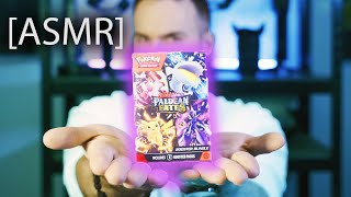 [ASMR] Pokemon Booster Pack Opening | Whispering, Tapping, Crinkles