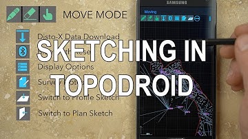 Electronic Cave Survey with TopoDroid - Sketching