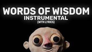 Jack Stauber - Words of Wisdom instrumental (with lyrics) @hamburgerfamily4238