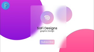 Glass Morphism Design In PixelLab+PS touch || UI Design Trend 2021 || SaFi Designs || Siva Media