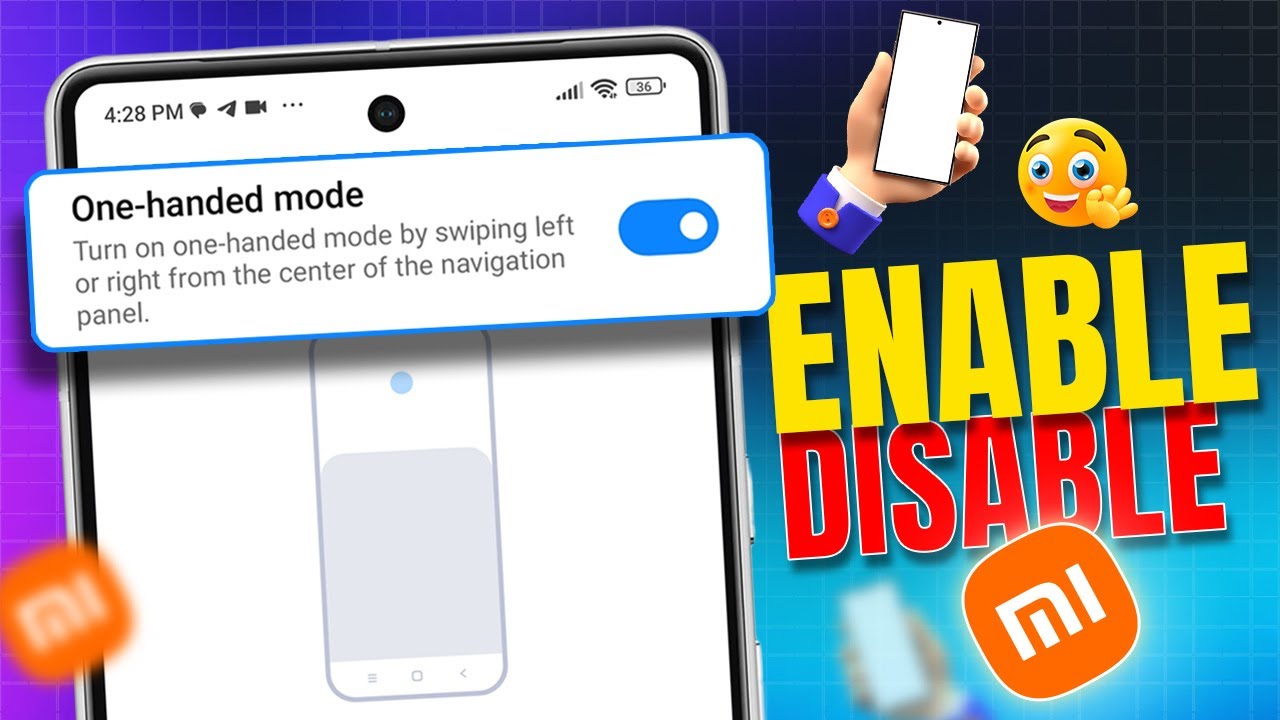 First Phone Mode How To Enter One Handed Mode In Xiaomi Phone | Activate One Hand Mode ...