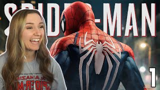 FIRST TIME PLAYING MARVEL'S SPIDER MAN 2018 | I LOVE this game already! | Part 1