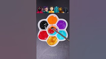 Guess the mixed color of Squid Game2（Part 2）#오징어게임 #shorts #squidgame #squidgame2 #colormixing