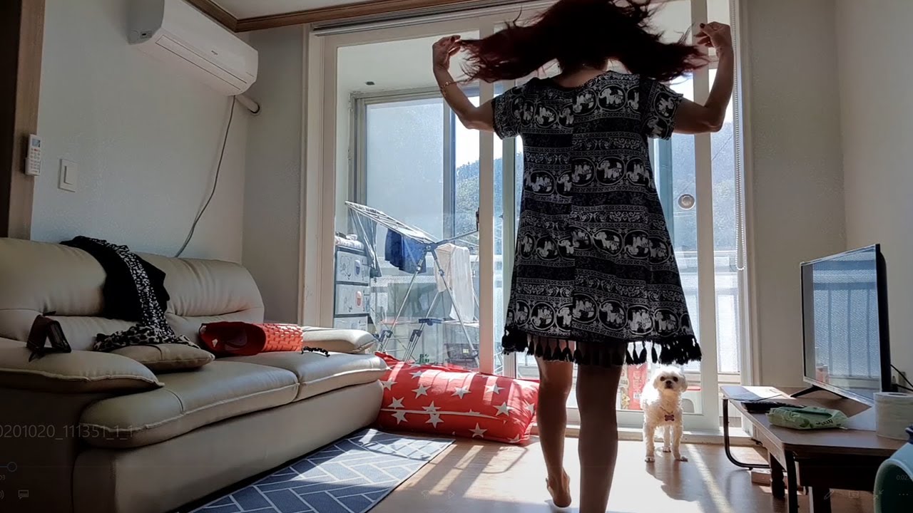 아줌마 아침 청소