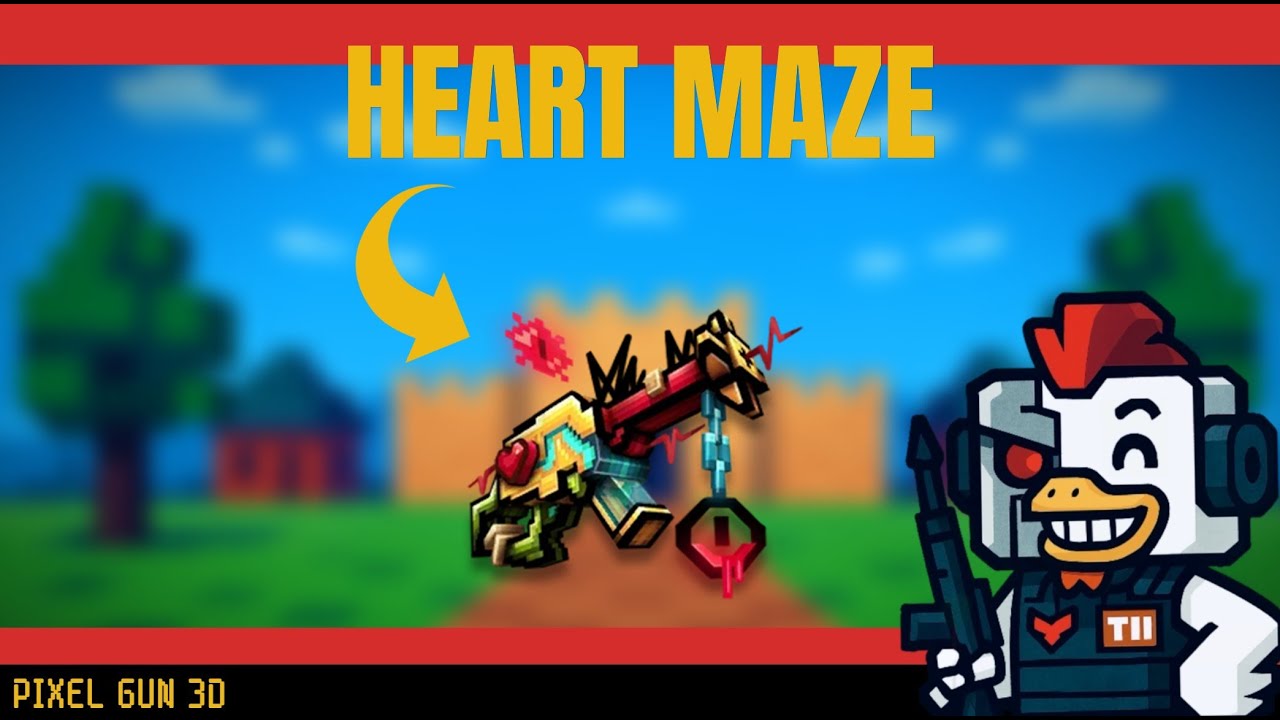 PIXEL GUN 3D | Testing HEART MAZE - Gameplay in Paradise Resort