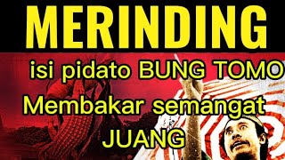Pidato BUNG TOMO, 10 November 1945. Suara jernih tanpa nois #viral #sejarahIndonesia