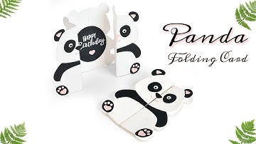 🐼 DIY Panda Card/ Easy Birthday Card/ Birthday Greeting Card/ Animal Card/ Simple & Easy Card Making