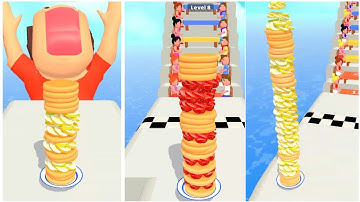 👅 Pancake Run - Gameplay Walkthrough All levels 2-3 - Part 1 ( Android,iOS)