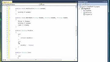 05 07 Exercise 1   More On Name Class-C Sharp dotNet Programming Training Video Tutorial