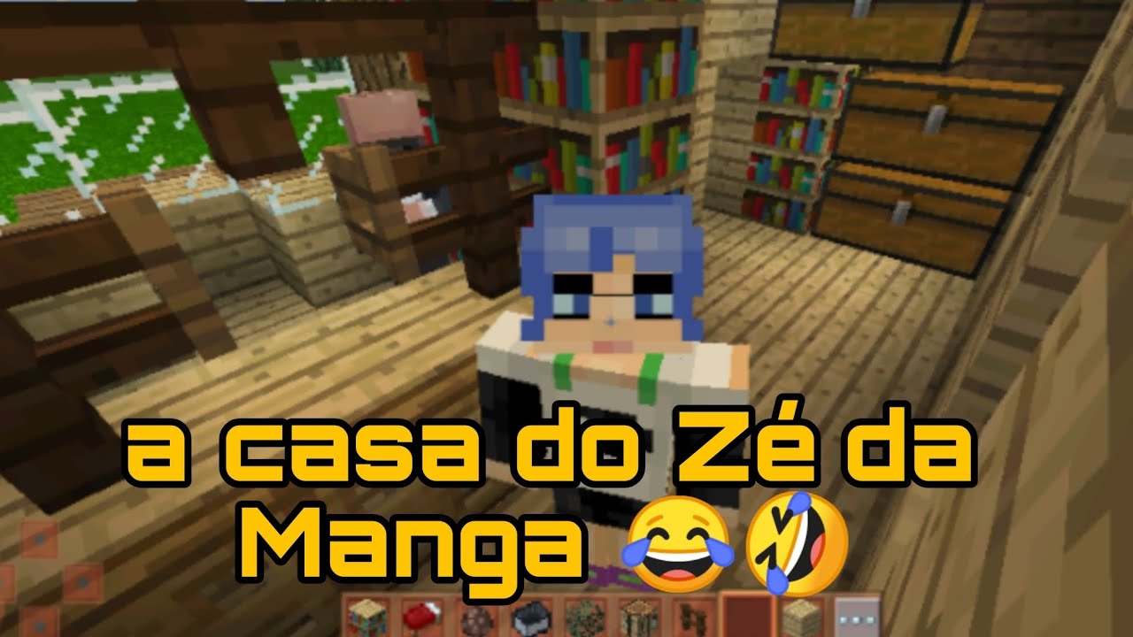 Ze Minecraft construindo a loja do Zé da Manga 🤣😂😹no Minecraft falso(craftworld)#1 ...
