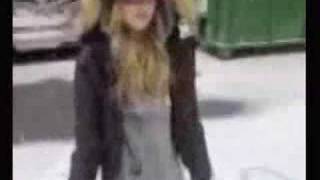 New Hampshire Playing In The Snow - Ashley Tisdale
