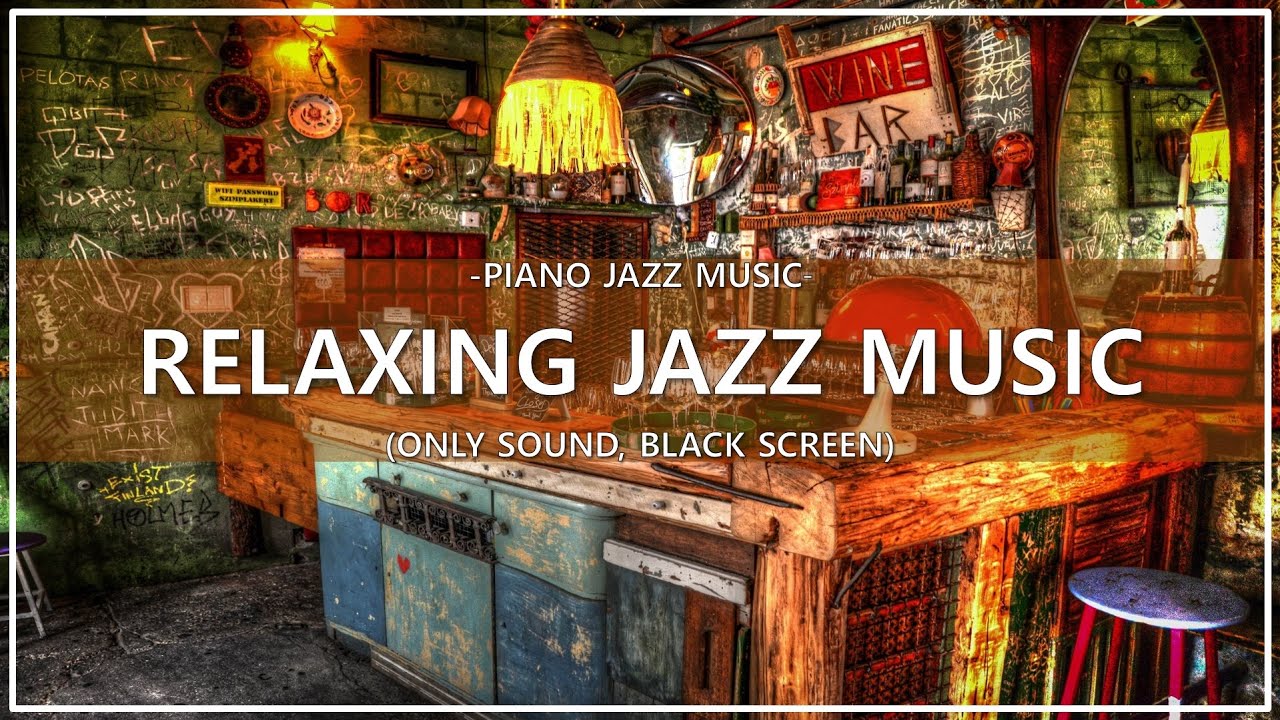 Cafe Jazz Music ☕｜Relaxing Music for Work & Study (No Ads, Black Screen ...