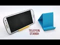 Origami Telefon Tutucu Yapımı, Kağıttan Telefon Tablet Standı Nasıl Yapılır?