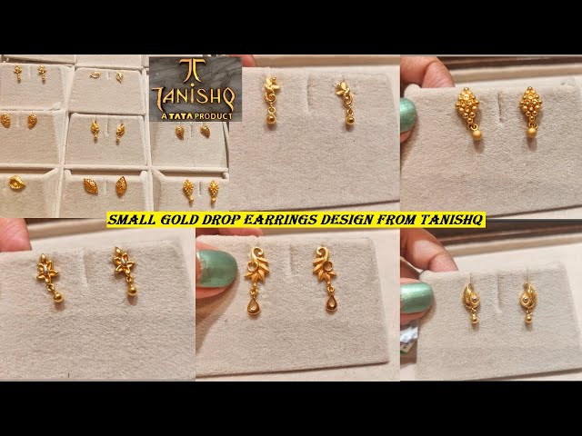 Translucent Leaves Gold Hook Earrings