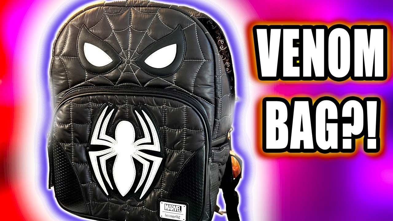 UNBOXING SYMBIOTE SPIDER-MAN BACKPACK- unbox and review 