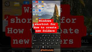Windows shortcut for How to create new folders #pc #tech #laptop #windows #tips #shorts #ytshorts