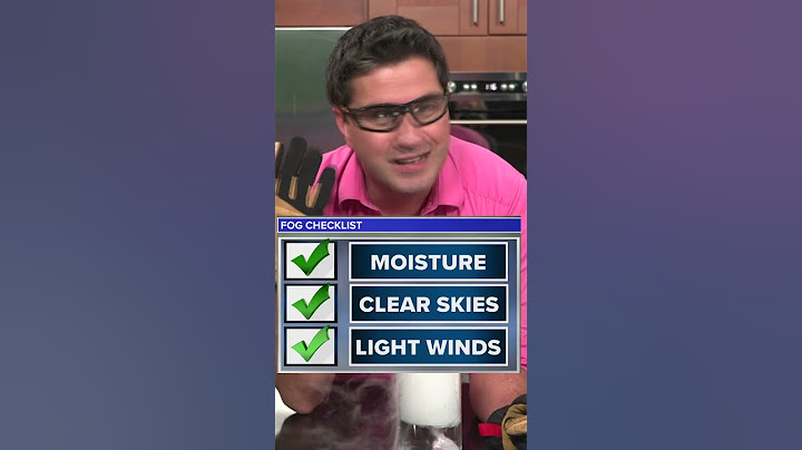 How Does Fog Form? Explained using dry ice. #shorts
