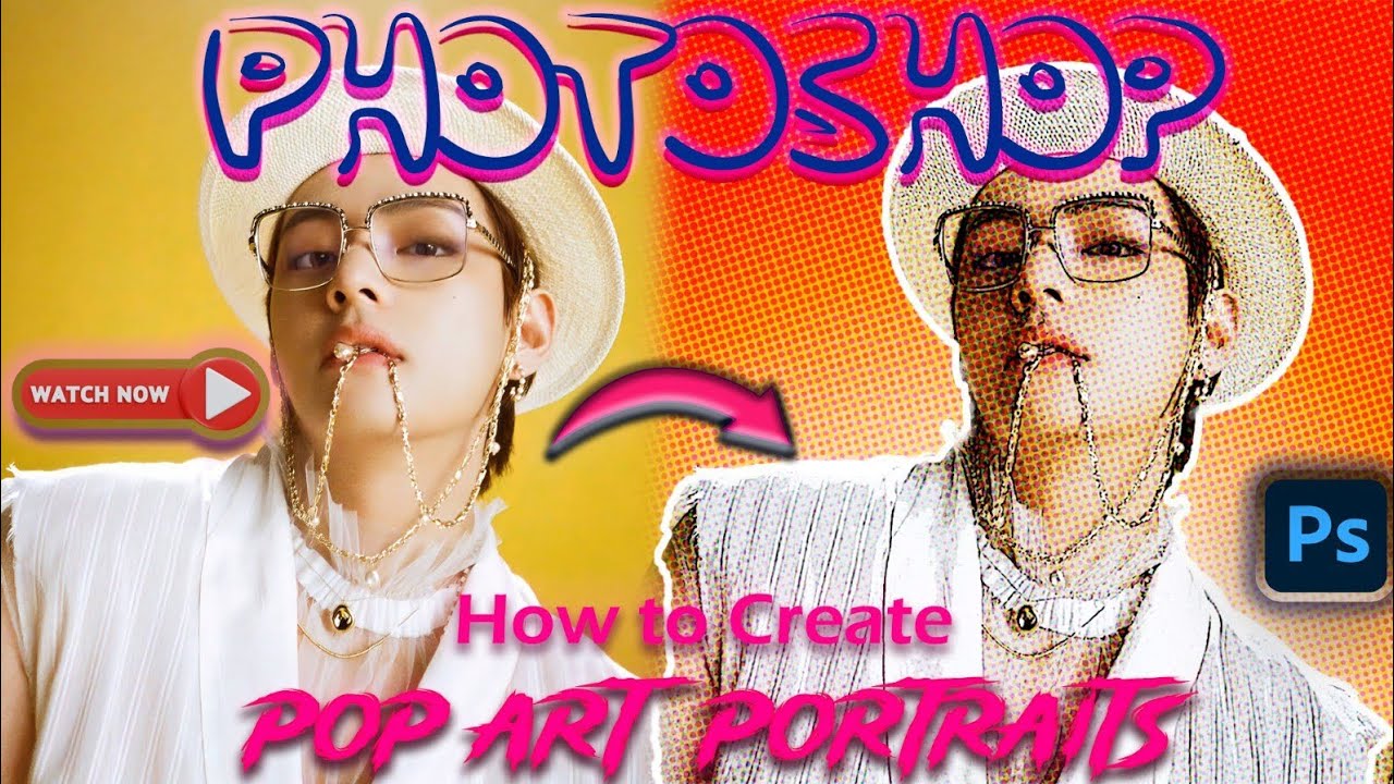"Transform Photos into Pop Art Masterpieces with Photoshop" #like #tutorial #easy #edit #begginers