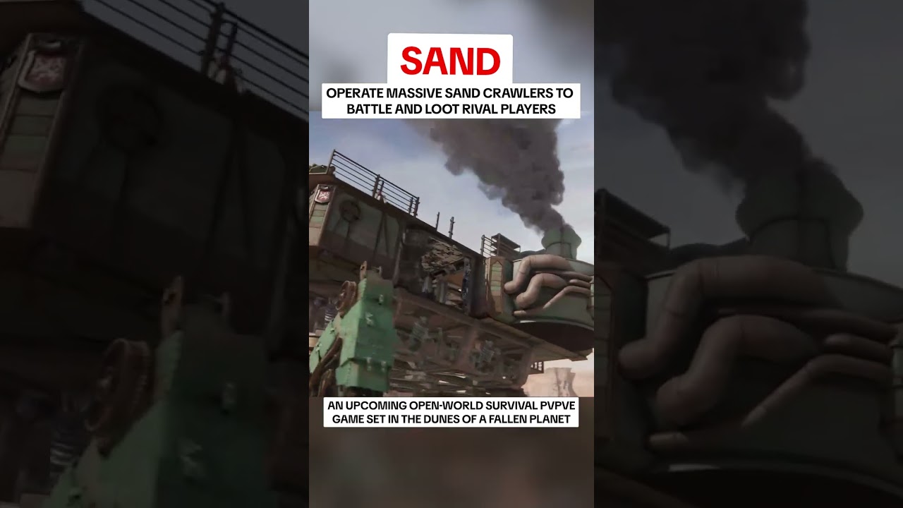 SAND is an upcoming open-world survival PvPvE game