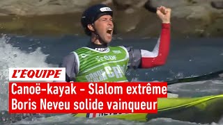Canoëkayak  Coupe du monde : Boris Neveu triomphe avec la manière sur le slalom extrême à Pau