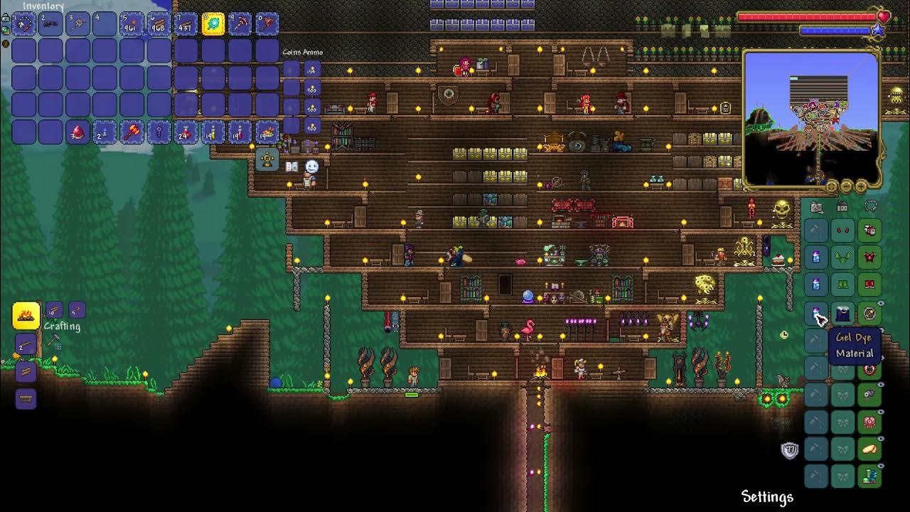 How to trade Strange Plant for Dyes Terraria 1.4.3.2 YouTube