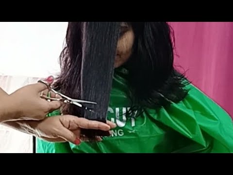Flim star Katrina Kaif style Feather Haircut wid Multi Layers/Feather  Haircut with Layers #IndianCut - YouTube