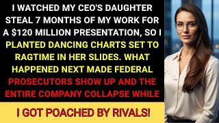 The CEO's Daughter Stole Credit for My Work — So I Let Her Present the Wrong Slide