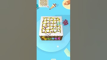 Cake Art 3D 🍰💯✅: Level *33 Gameplay (Android, iOS) #Shorts #PlayGo!