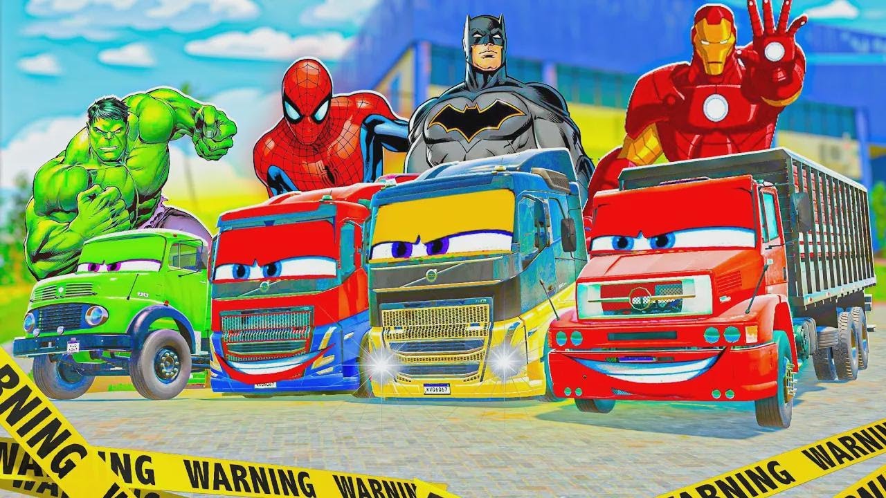Ich sammel Superhelden-Trucks im brasilianischen Simulator!
