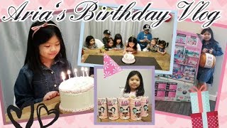 Aria's Birthday Vlog | LOL Surprise Doll House, LOL Bubbly Surprise & LOL Live Pet Unboxing