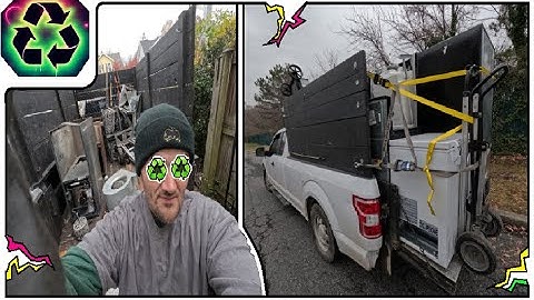 Recycle Mission DUMPSTER DIVING Apartment Appliances & HVAC Pickups SCRAP METAL MONEY ♻️🤑