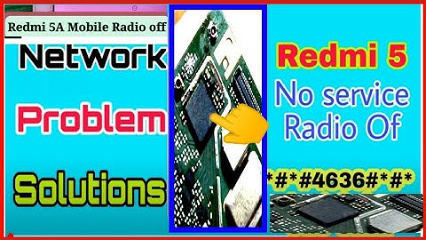 Redmi 5 radio on/off problem l no signal l no service all network problem l Redmi 5 radio power off