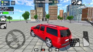 Offroad Chevrolet Suburban #2 RED SUV in Big City! - Android gameplay screenshot 4