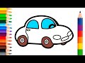 Drawing a car for children \ Bolalar uchun mashina chizish \ Рисунок машинки для детей